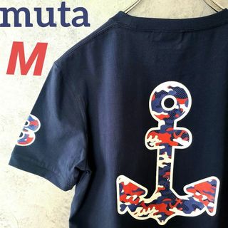 ムータ(muta)の48希少【美品】muta ムータ tシャツ 半袖 ビックバックロゴ 両面ロゴ入り(Tシャツ/カットソー(半袖/袖なし))