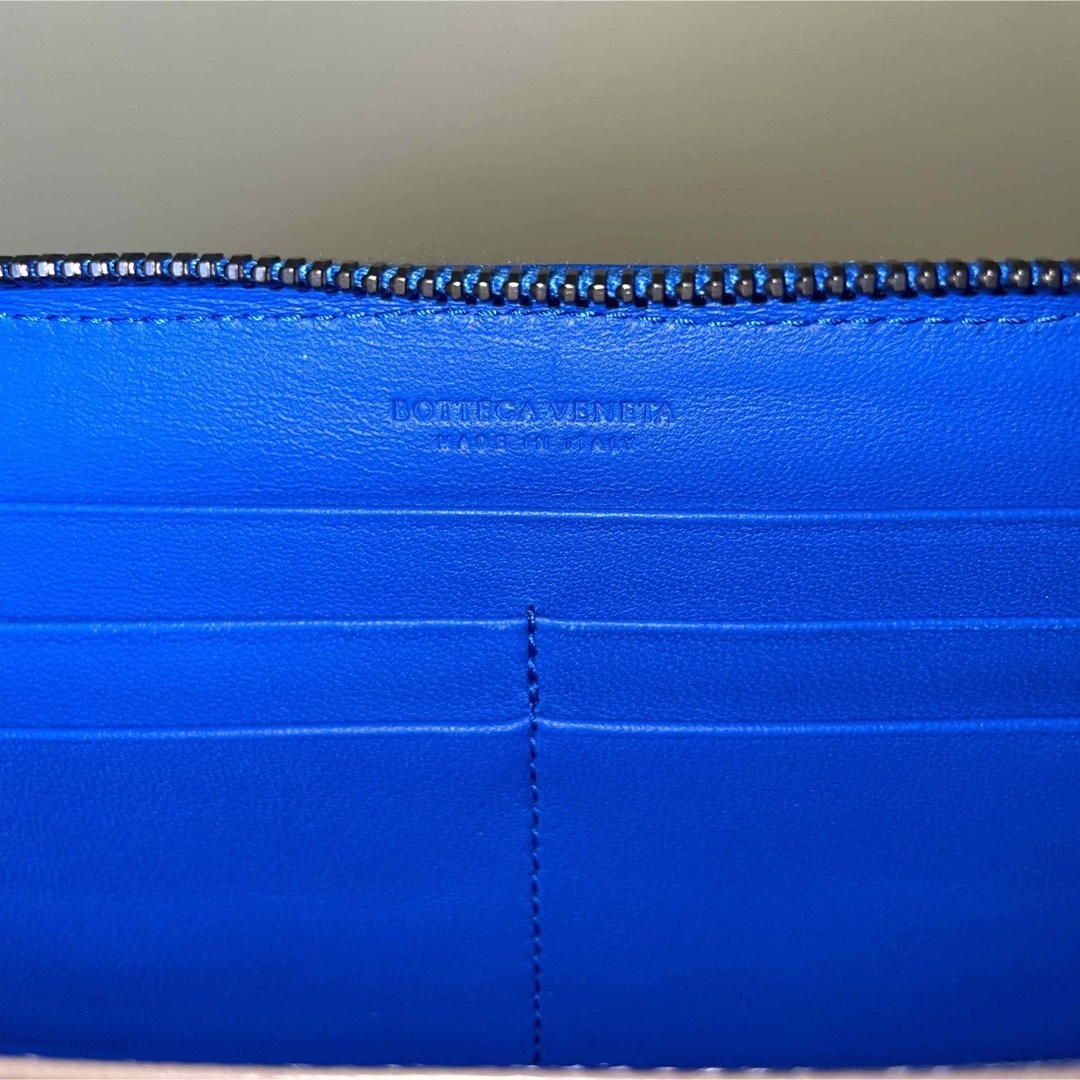 Bottega Veneta 極美品 青 財布 イントレチャート ユニセックス