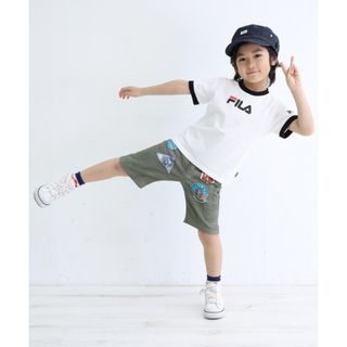 ストンプスタンプ(StompStamp)のAVIREX KIDS★ハーフパンツ110★StompStamp転写ワッペン(パンツ/スパッツ)