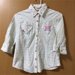 メゾピアノ(mezzo piano)のメゾピアノ　七分袖　シャツ(Tシャツ/カットソー)