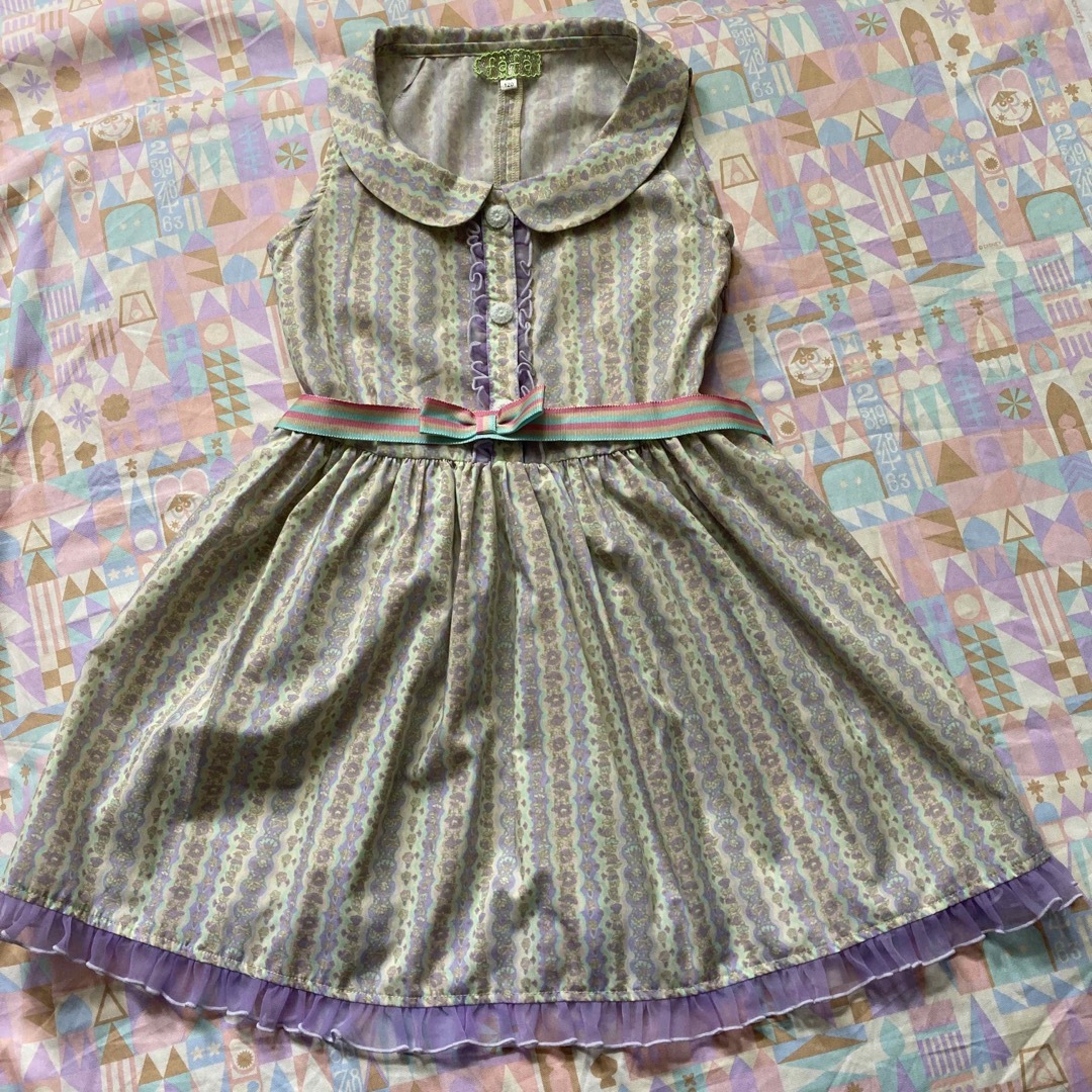 fafa(フェフェ)のfafa ワンピース　120 キッズ/ベビー/マタニティのキッズ服女の子用(90cm~)(ワンピース)の商品写真