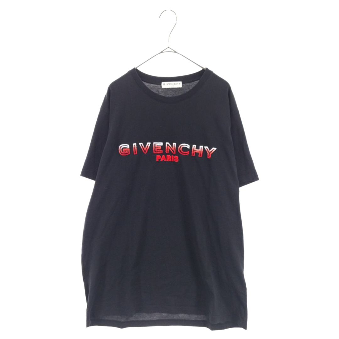 GIVENCHY ジバンシィ 20SS グラデーション ロゴデザイン 半袖Tシャツ カットソー ブラック BM70UY3002 | フリマアプリ ラクマ