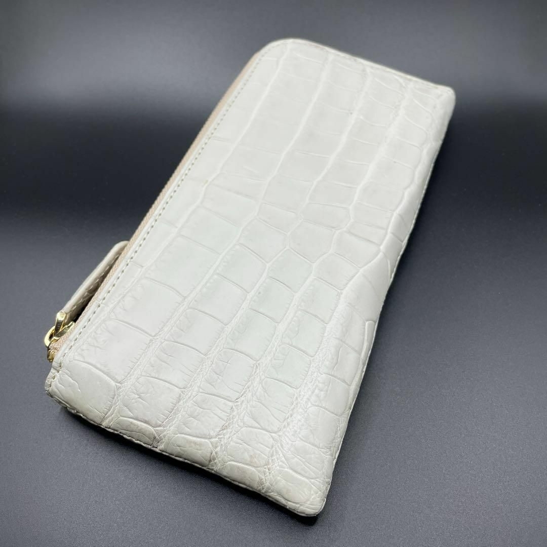 ヒマラヤクロコ L型ジップ長財布長財布