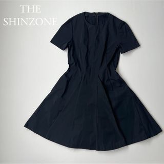 シンゾーン(Shinzone)の美品 THE SHINZONE シンゾーン ワンピース シェイプメモリードレス(ひざ丈ワンピース)