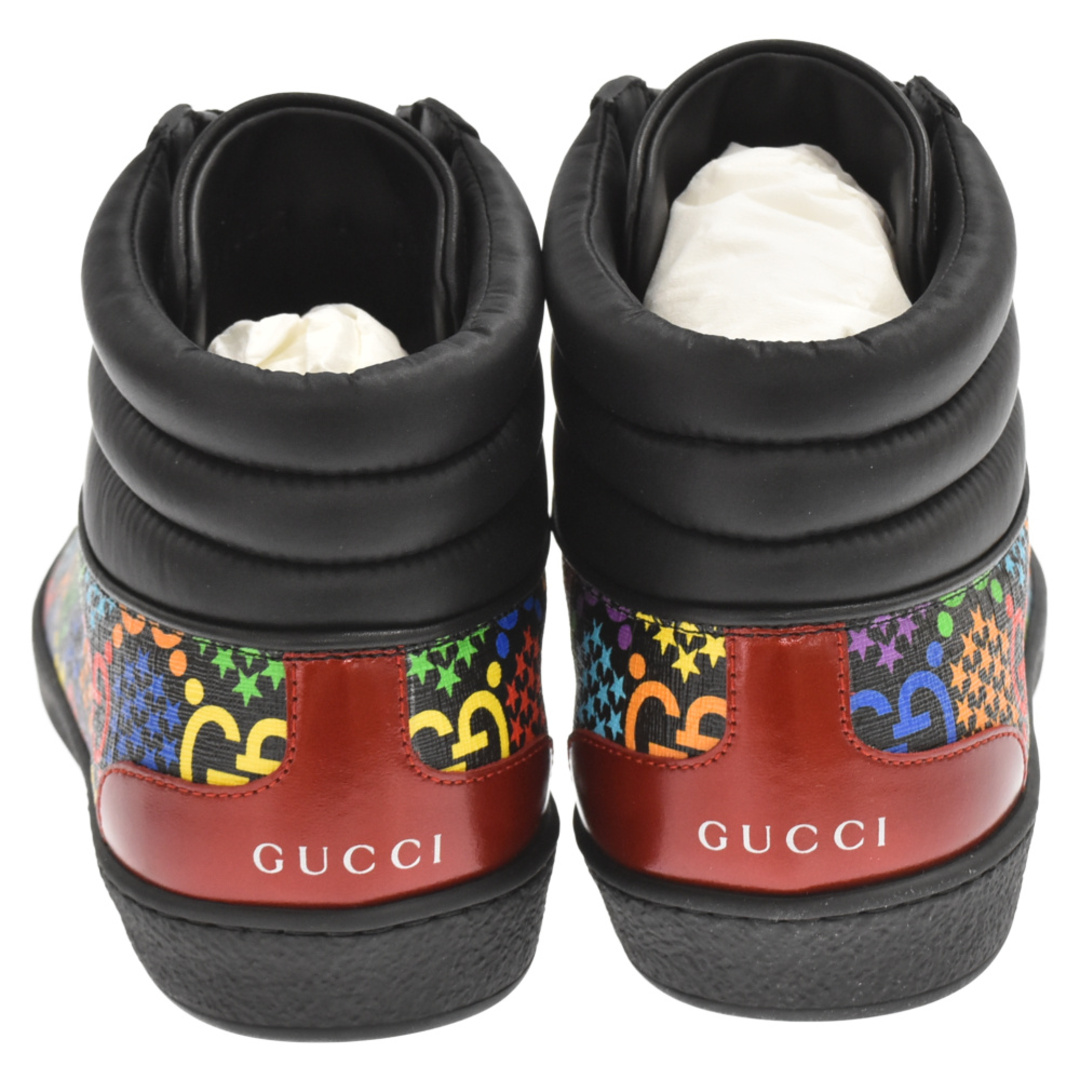 Gucci(グッチ)のGUCCI グッチ Psychedelic GG Shoes GGサイケデリック ハイカットスニーカー 610097 ブラック メンズの靴/シューズ(スニーカー)の商品写真