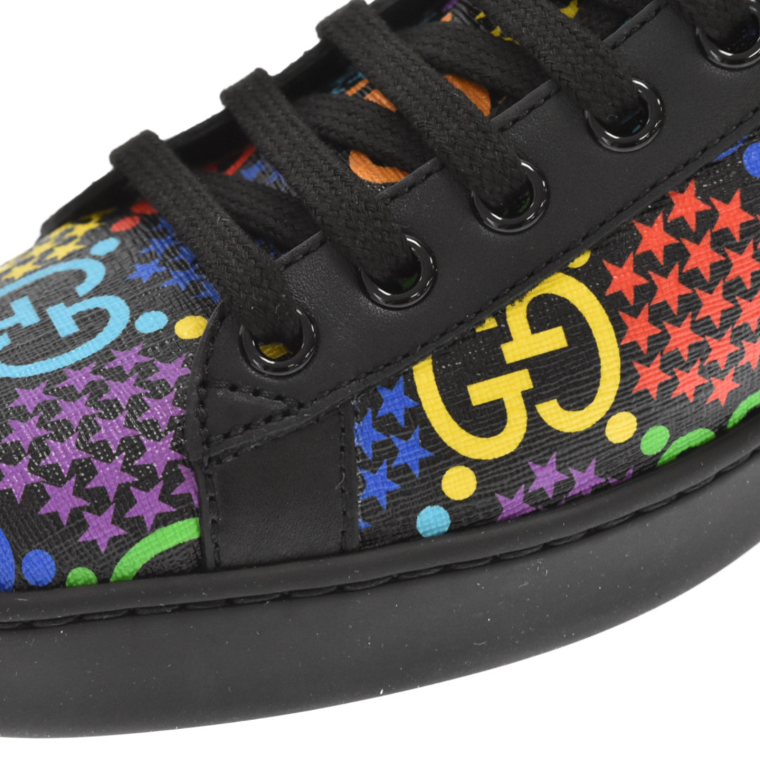 Gucci(グッチ)のGUCCI グッチ Psychedelic GG Shoes GGサイケデリック ハイカットスニーカー 610097 ブラック メンズの靴/シューズ(スニーカー)の商品写真