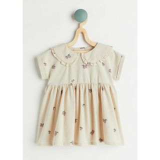 エイチアンドエム(H&M)のﾌﾟﾘﾝﾄｺｯﾄﾝﾜﾝﾋﾟｰｽ𓎤𓅮 姉妹ｺｰﾃﾞ3枚セット(ワンピース)