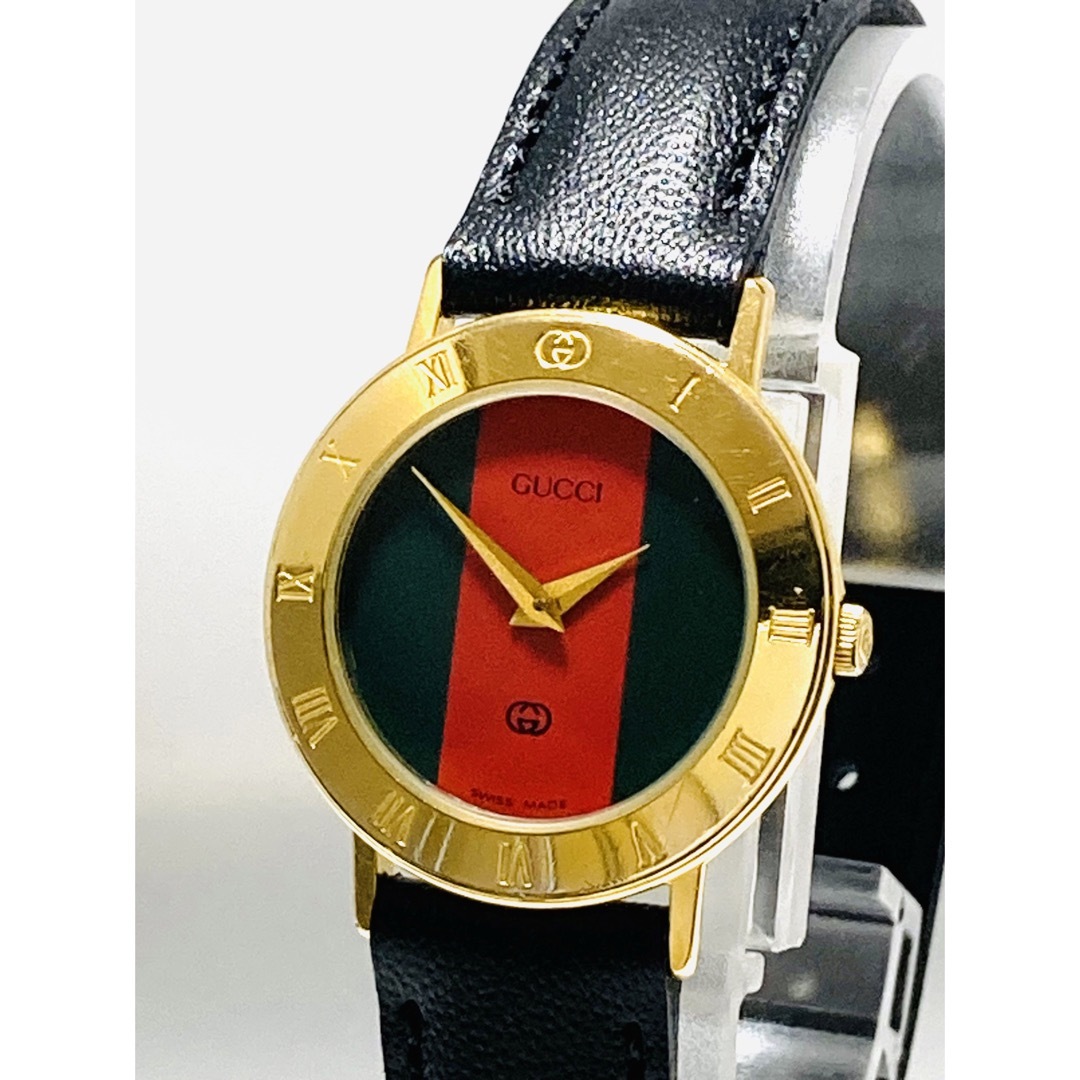 Gucci - 良品！ GUCCI グッチ 電池新品交換済み レディース腕時計