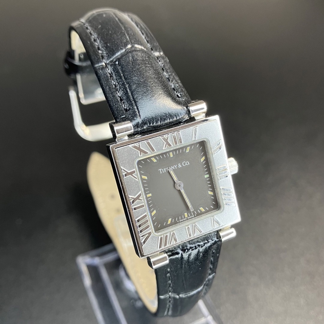 ティファニー アトラス ブラック レディース腕時計 可動品 正規品 時計-
