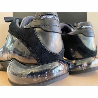 【美品】  ALEXANDER WANG / アレキサンダーワン | AWNYC STADIUM SNEAKER スニーカー | 36 1/2 | ブラック | レディース