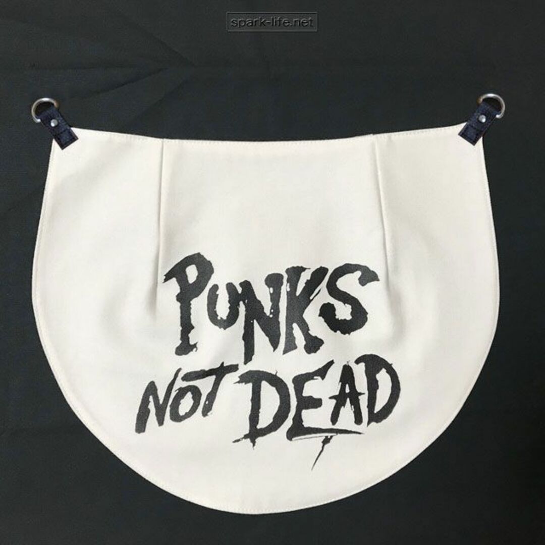 ☆再入荷☆PUNKS NOT DEAD★パンクロック バムフラップ(WH) メンズのファッション小物(その他)の商品写真