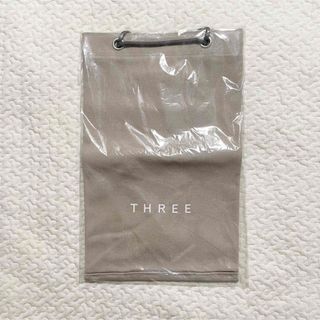 スリー(THREE)の【新品・未開封】THREE ノベルティ(トートバッグ)