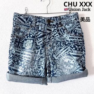 チュー(CHU XXX)の《美品》CHU XXX チュウ  デニム パンツ ユニオンジャック柄(デニム/ジーンズ)