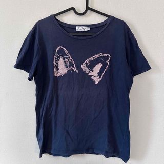 メゾンキツネ(MAISON KITSUNE')のKitsune Tee フォックスイヤー　Tシャツ　トップス　半袖　メゾンキツネ(Tシャツ(半袖/袖なし))