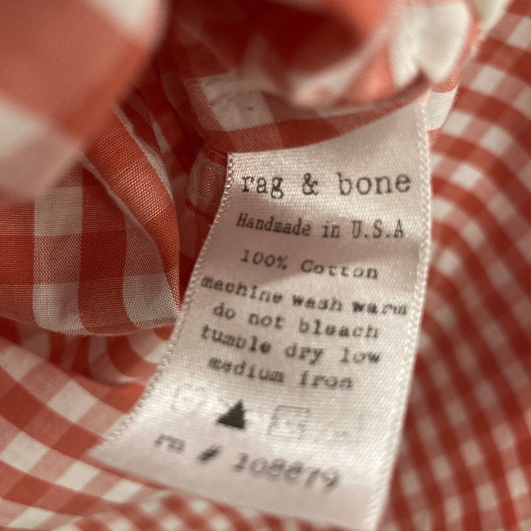 rag&bone  ラグアンドボーン　ギンガムチェックウエスタンシャツ 7