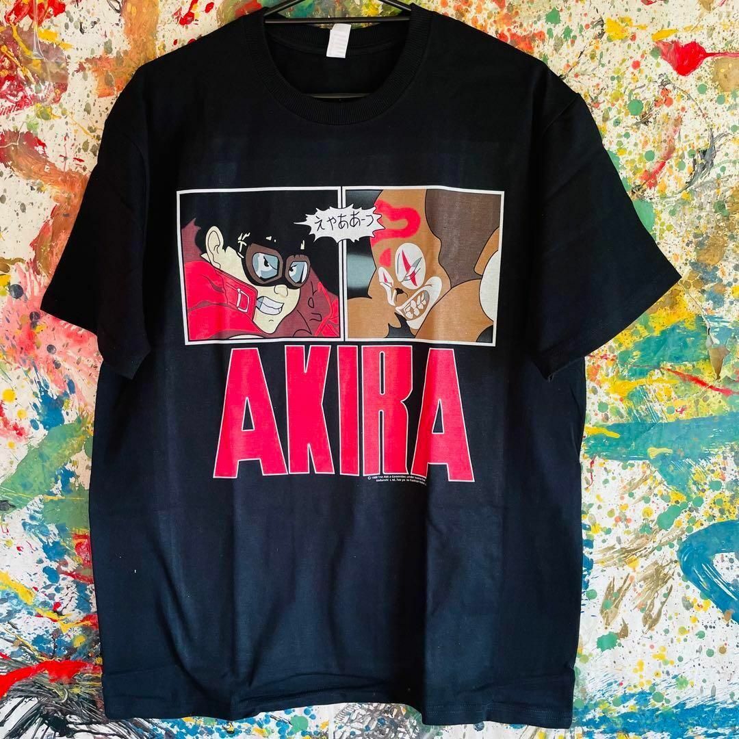 AKIRA リプリントTシャツ　アキラ　半袖　ストリート　メンズ　XL エモい