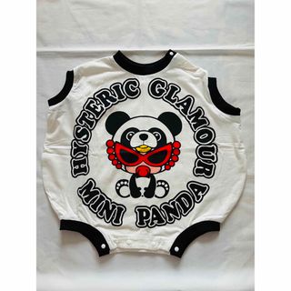 ヒステリックグラマー(HYSTERIC GLAMOUR)のヒステリックグラマー　ヒスミニ　パンダ　バルーン　ロンパース(ロンパース)