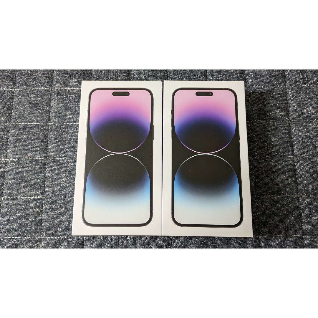 iPhone 14 pro max 256GB ディープパープル 2台 - スマートフォン本体