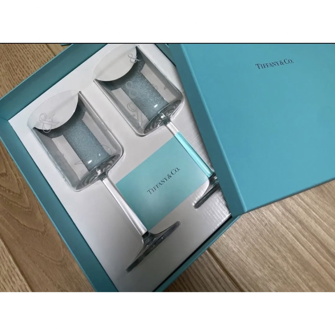 Tiffany & Co.(ティファニー)のティファニー　アンパーサンド　アンパサンド　ワイングラス　新品　未使用 インテリア/住まい/日用品のキッチン/食器(グラス/カップ)の商品写真