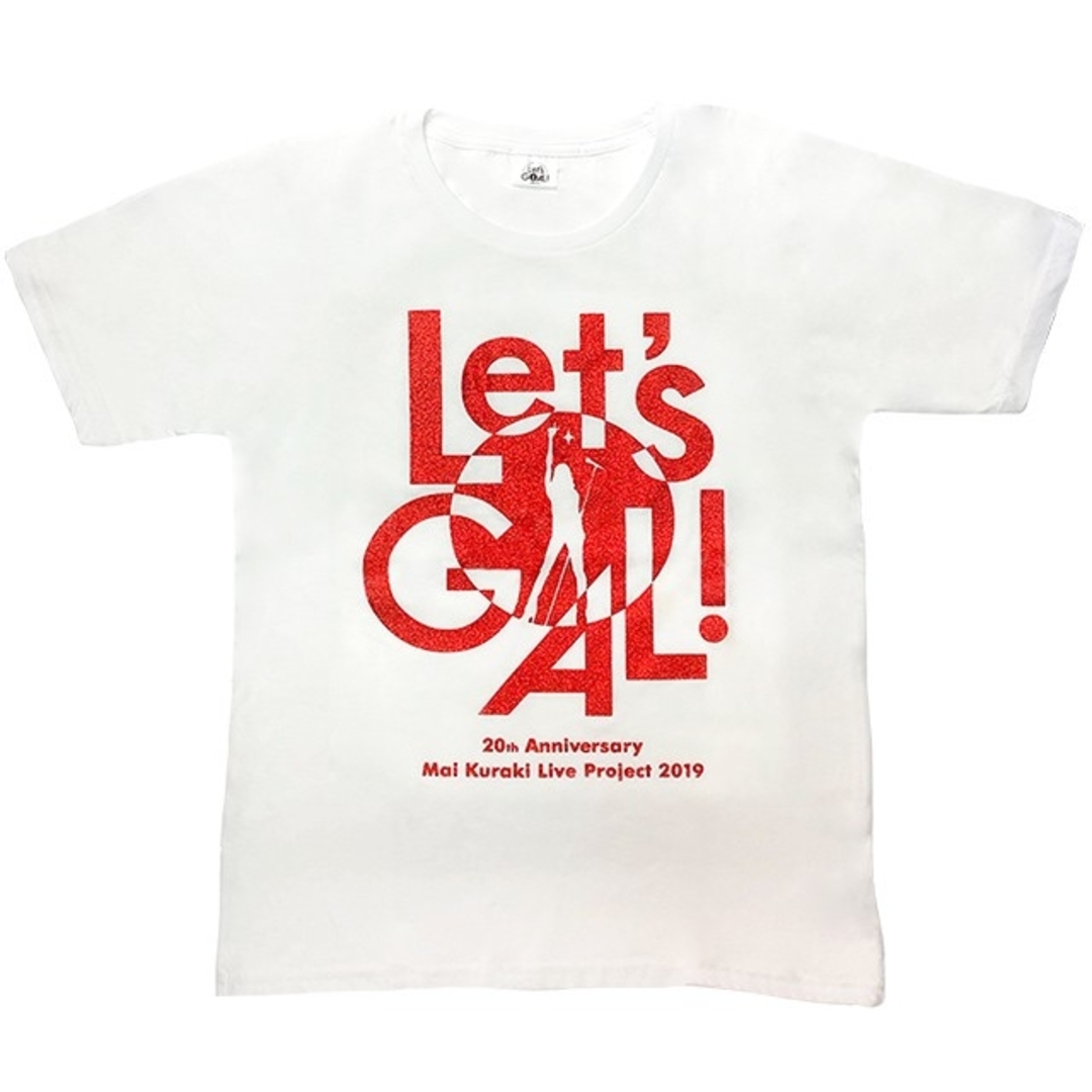 倉木麻衣Let's GOAL!薔薇色の人生2019会場限定Tシャツ白×赤Mサイズ 9