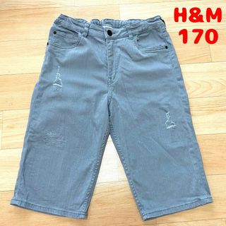 エイチアンドエム(H&M)の170㎝　H&M デニム　ハーフパンツ　ショートパンツ(パンツ/スパッツ)