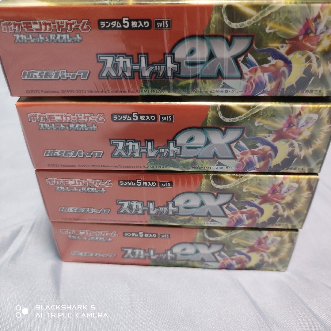 ポケモンカードゲーム スカーレットex BOX シュリンク付き 3