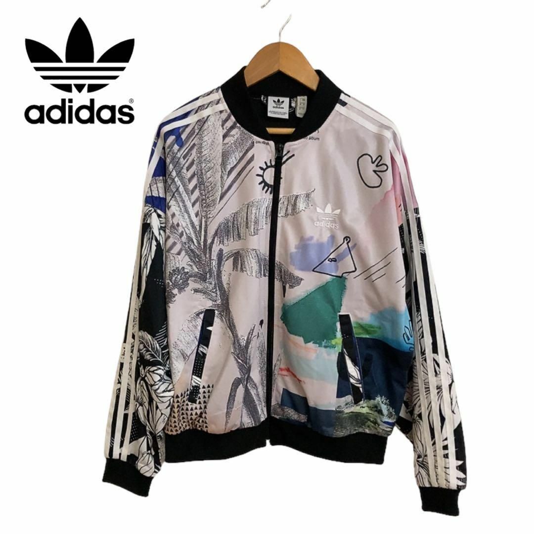 adidas originals ジャケット　総柄