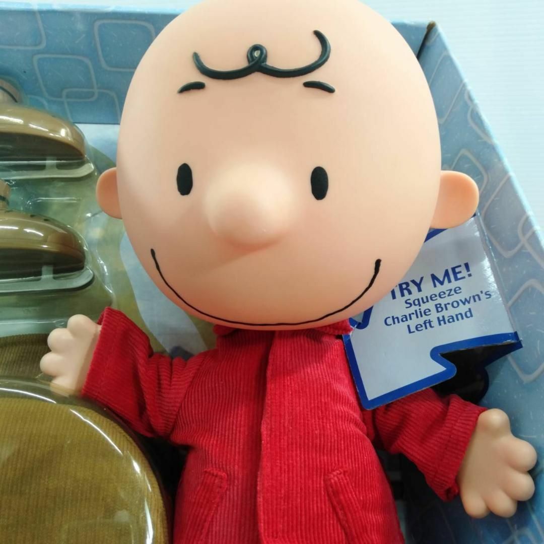 【美品】PEANUTS チャーリーブラウン トーキングドール  約33cm