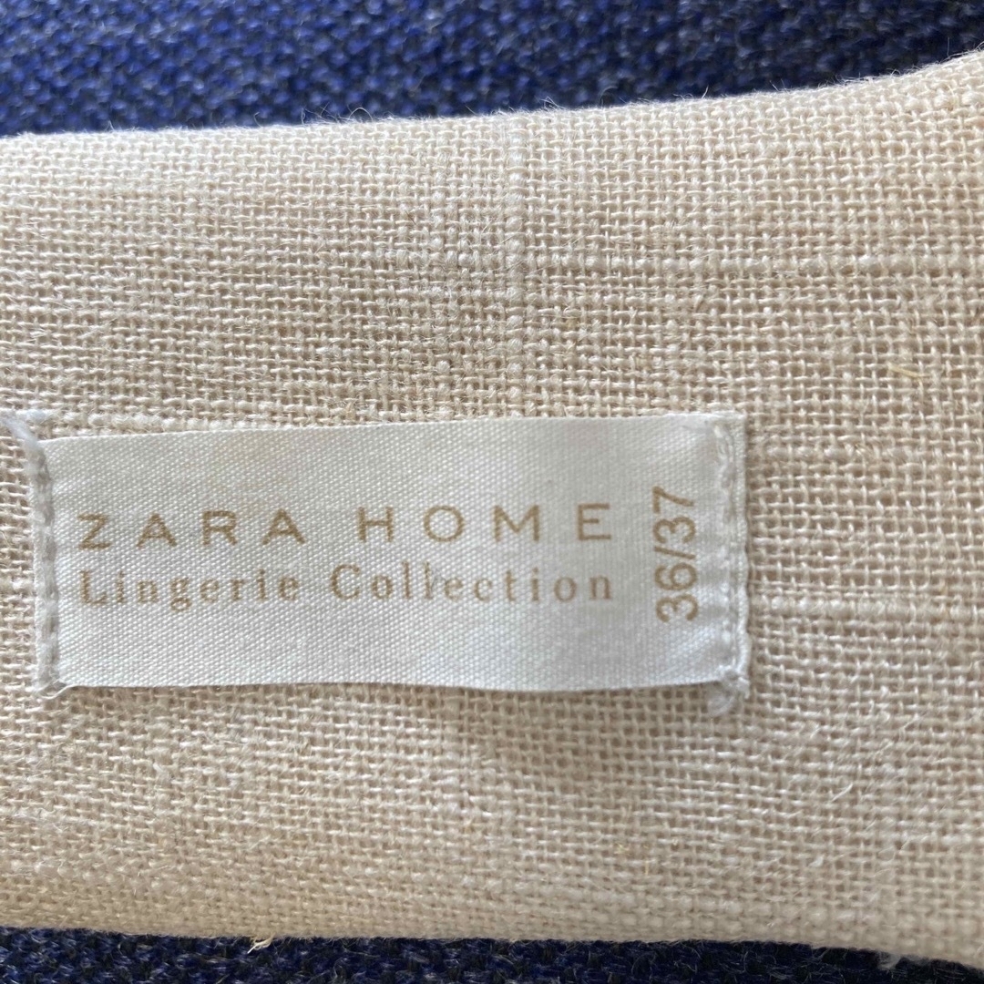 ZARA(ザラ)のZARAHOME スリッパ ルームシューズ ザラホーム  ベージュ　レース インテリア/住まい/日用品のインテリア小物(スリッパ/ルームシューズ)の商品写真