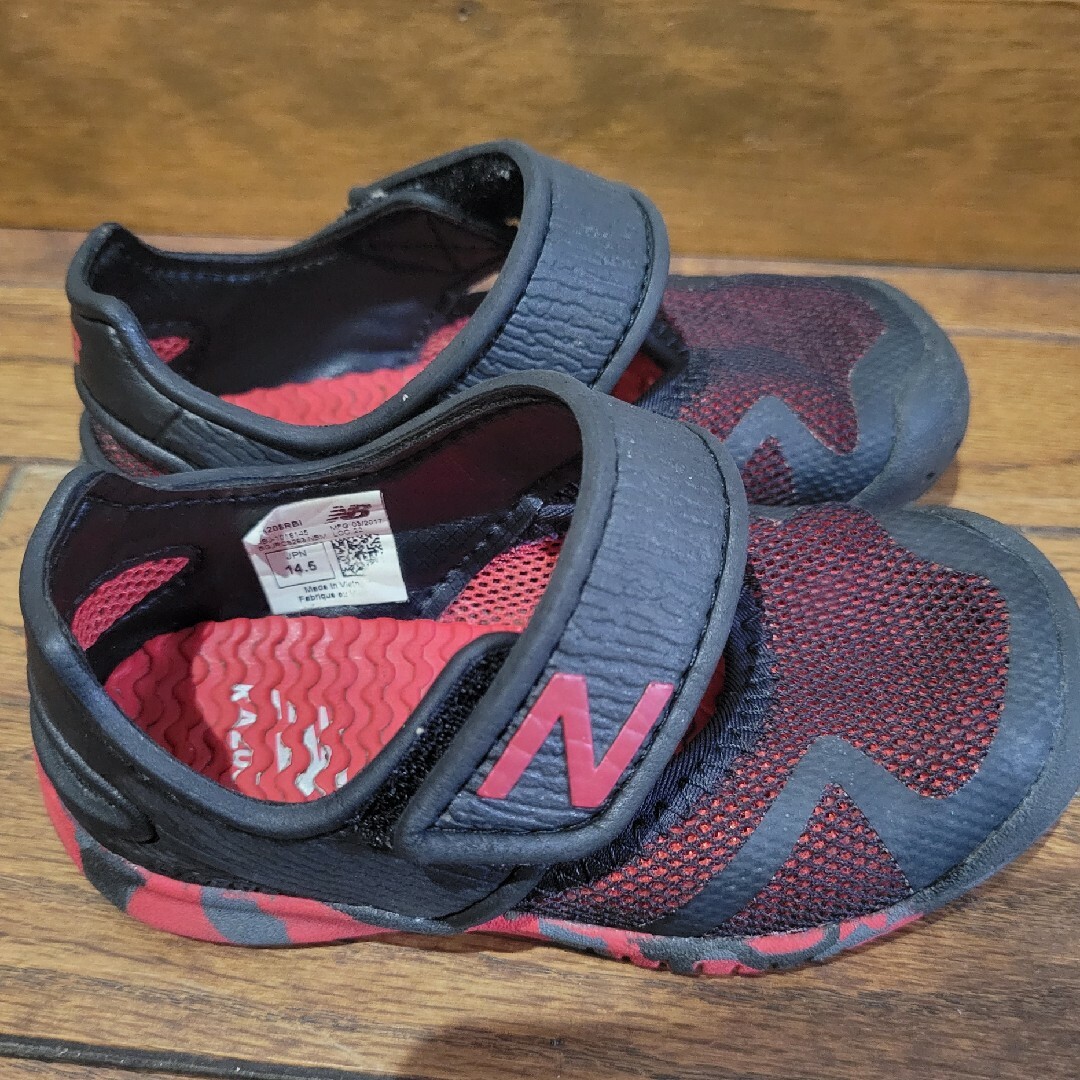 ニューバランス(New balance)　子供　キッズ　サマーシューズ キッズ/ベビー/マタニティのベビー靴/シューズ(~14cm)(スニーカー)の商品写真