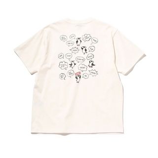 チャムス(CHUMS)のチャムス　ランダムブービーバード バックプリントTシャツ(ホワイト)サイズXL(Tシャツ/カットソー(半袖/袖なし))