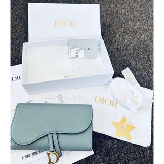 クリスチャンディオール(Christian Dior)のDior 長財布　ディオール　　サドル　スリムウォレット　極美品(財布)