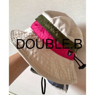 ダブルビー(DOUBLE.B)の【DOUBLE.B】美品！ベビー帽子Sサイズ(帽子)