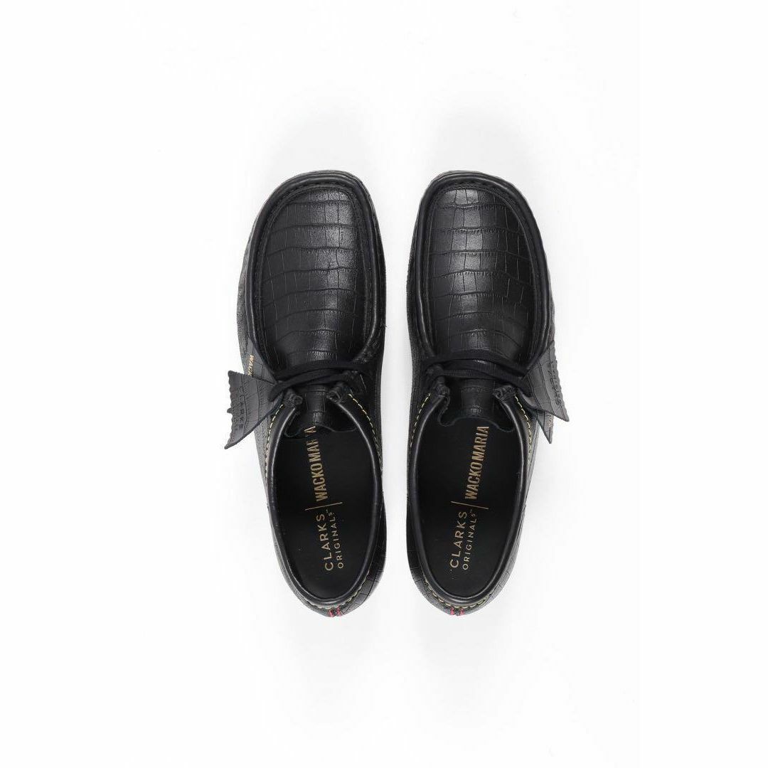 WACKO MARIA × CLARKS WALLABEE クロコ 25.5cm