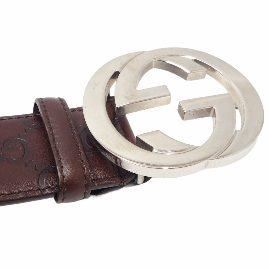 Gucci - グッチ GUCCI インターロッキングG 114984 ベルト 95・38