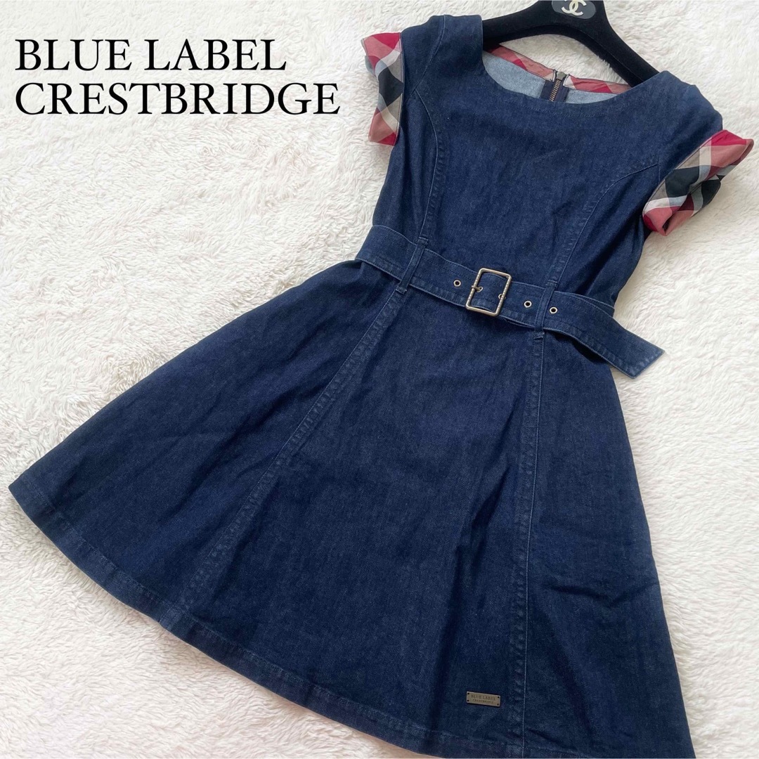 BLUE LABEL CRESTBRIDGE - 美品 ブルーレーベルクレストブリッジ