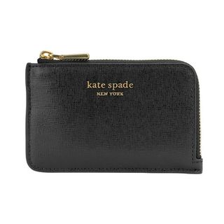 ケイトスペードニューヨーク(kate spade new york)の新品 ケイトスペード kate spade カードケース ZIP CARD HOLDER ブラック(名刺入れ/定期入れ)