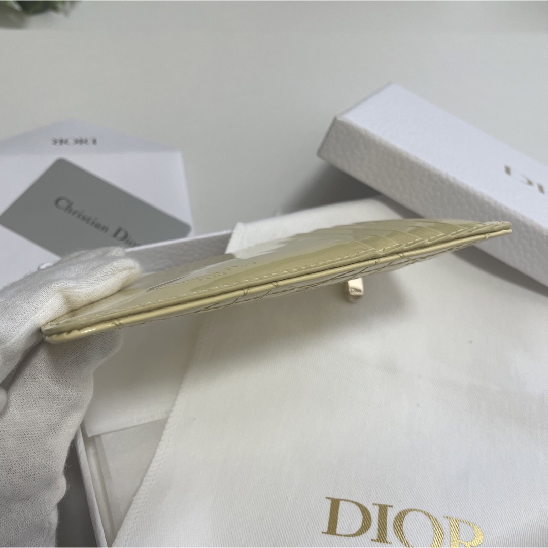 ★美品ディオール 日本限定 LADY DIOR スモール ジップ カードホルダー