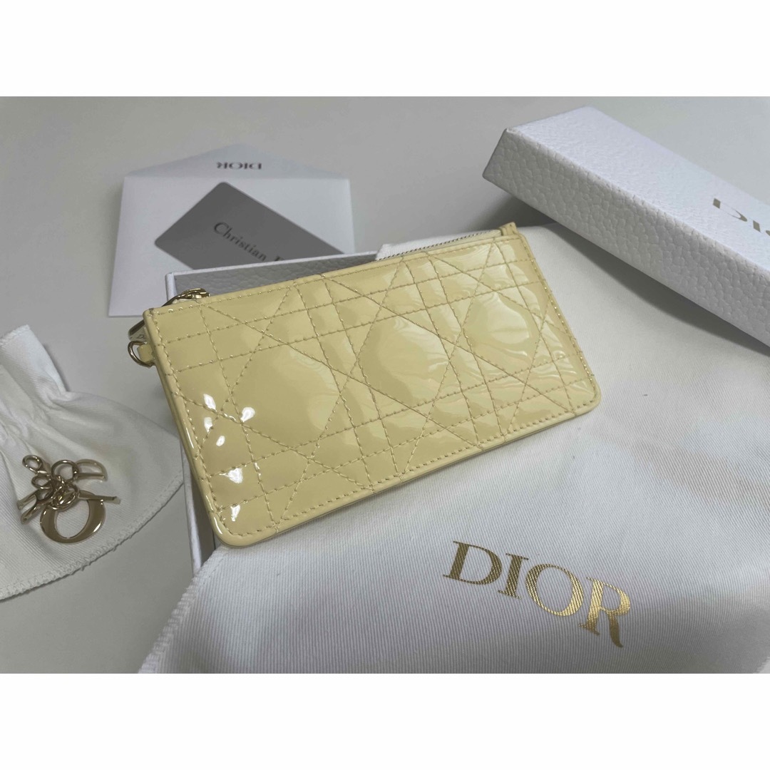 ★美品ディオール 日本限定 LADY DIOR スモール ジップ カードホルダー | フリマアプリ ラクマ