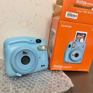 フジフイルム(富士フイルム)のFUJIFILM チェキ　instax mini 11 スカイブルー(フィルムカメラ)