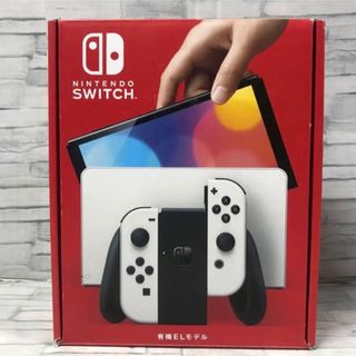 ニンテンドースイッチ(Nintendo Switch)の新品未使用♪任天堂スイッチ 有機ELモデル Joy-Con ホワイト(家庭用ゲーム機本体)