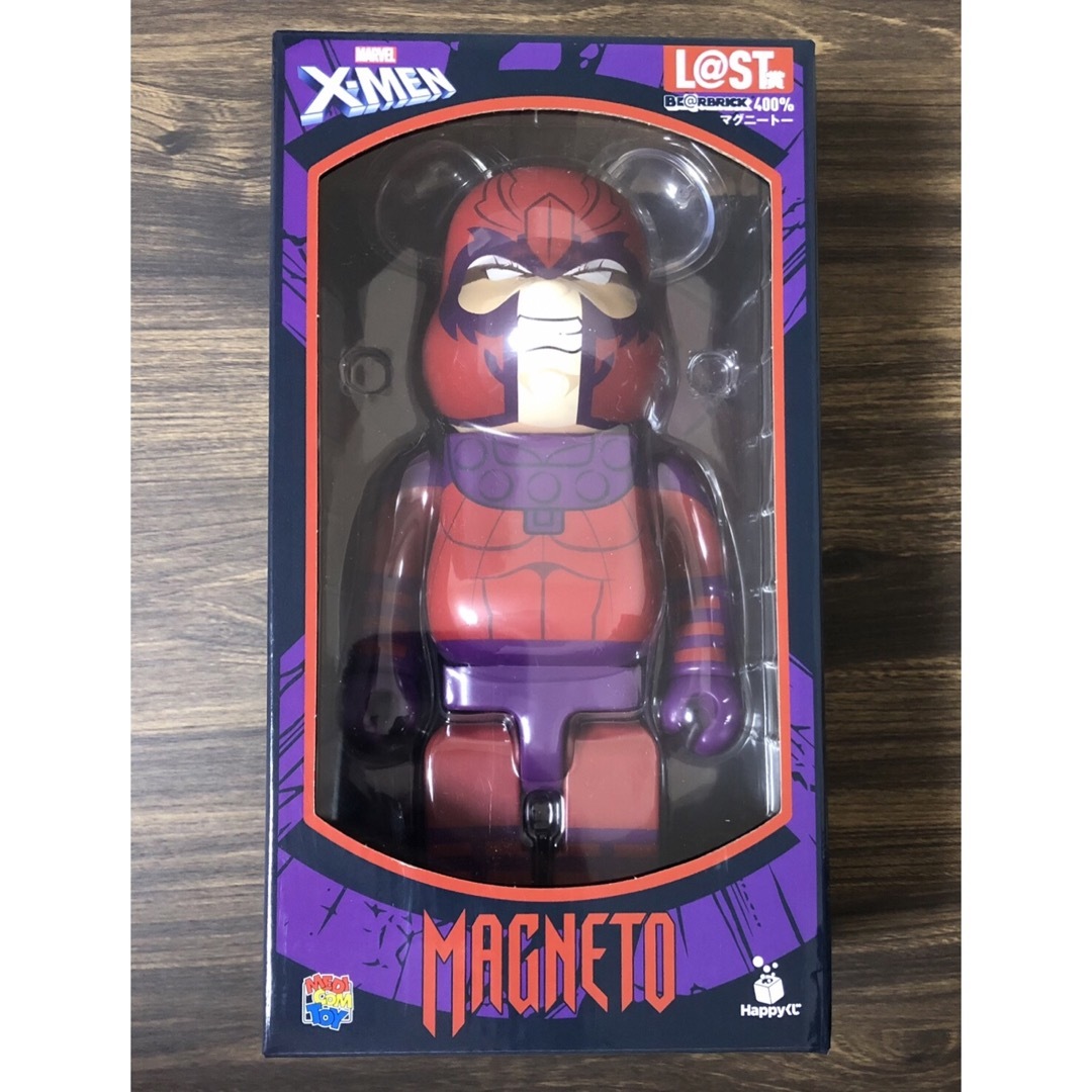 MARVEL - Happyくじ X-MEN BE@RBRICK 100%&400%マグニートーの MARVEL - Happyくじ X-MEN BE@RBRICK 100%&400%マグニートーの