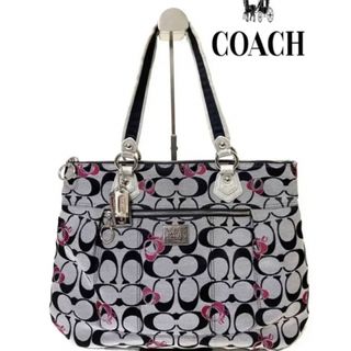 コーチ(COACH)のCOACH ポピー グラム シグネチャー コーチ　トートバッグ 未使用(トートバッグ)