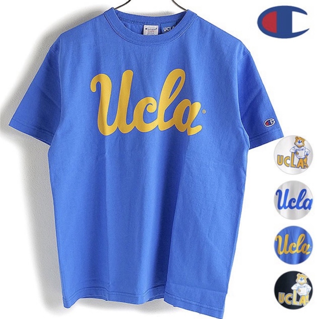 Champion(チャンピオン)の【新品】Champion T1011 カレッジtシャツ UCLA ラバープリント メンズのトップス(Tシャツ/カットソー(半袖/袖なし))の商品写真