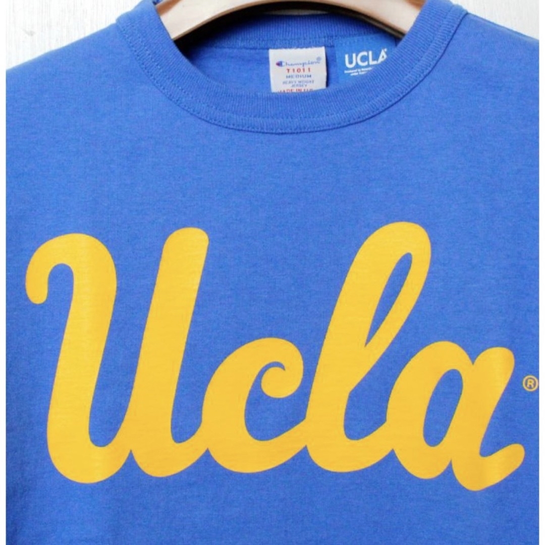 Champion(チャンピオン)の【新品】Champion T1011 カレッジtシャツ UCLA ラバープリント メンズのトップス(Tシャツ/カットソー(半袖/袖なし))の商品写真