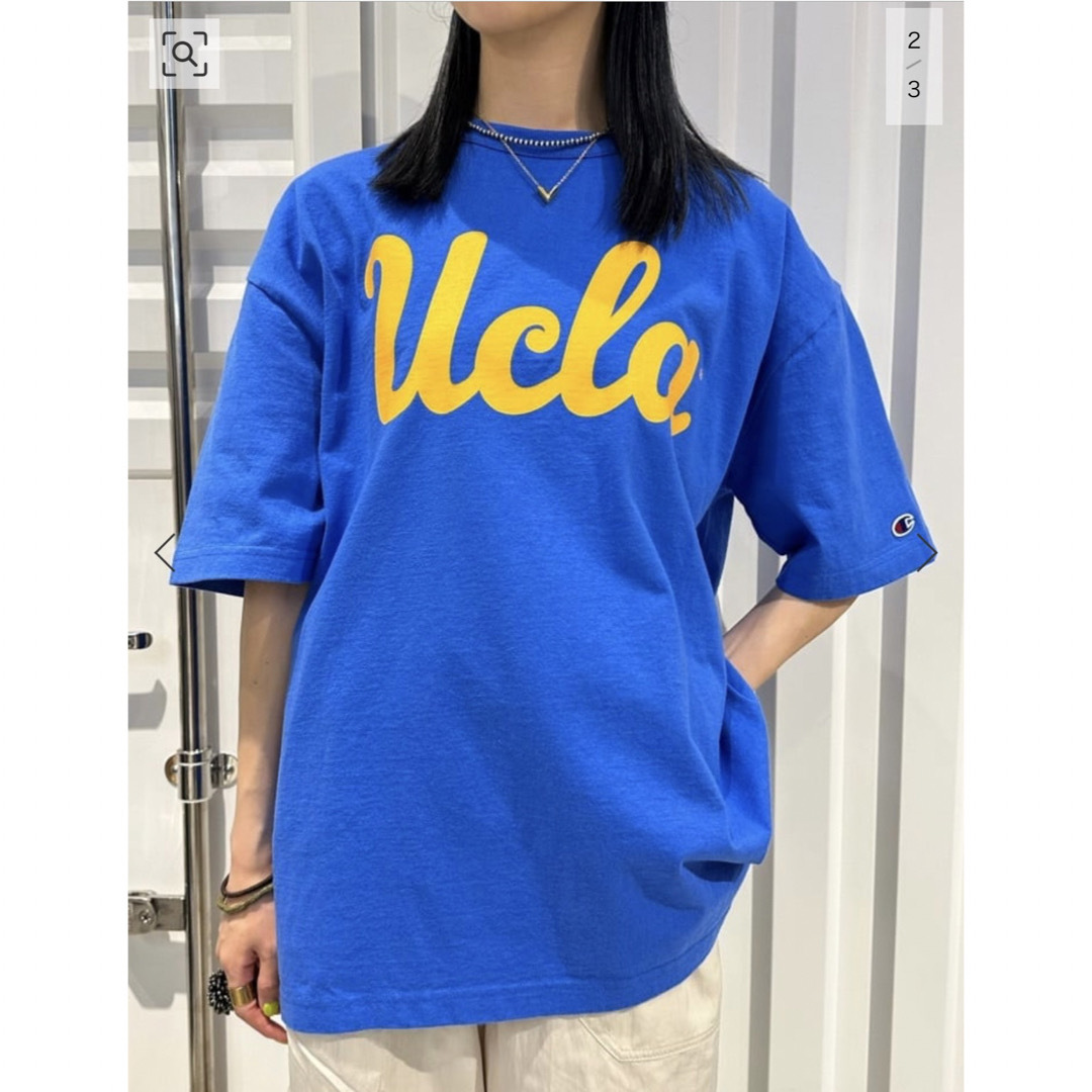 Champion(チャンピオン)の【新品】Champion T1011 カレッジtシャツ UCLA ラバープリント メンズのトップス(Tシャツ/カットソー(半袖/袖なし))の商品写真