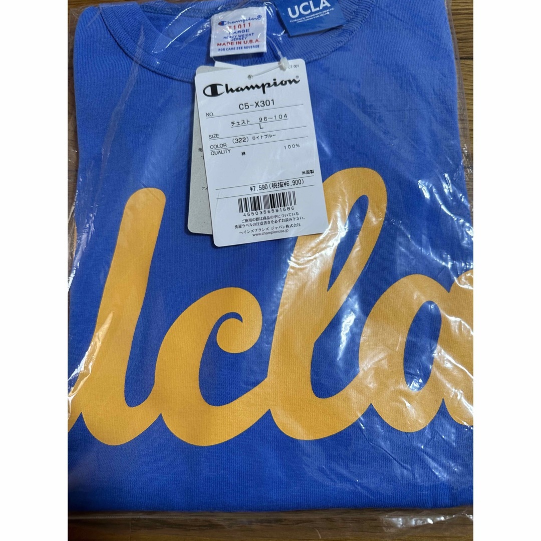 Champion(チャンピオン)の【新品】Champion T1011 カレッジtシャツ UCLA ラバープリント メンズのトップス(Tシャツ/カットソー(半袖/袖なし))の商品写真