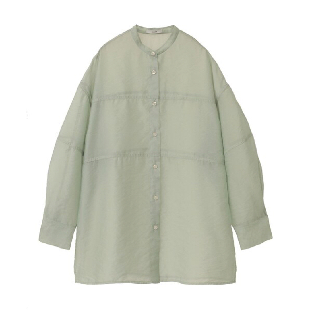 clane SWITCH SHEER SHIRT②トップス