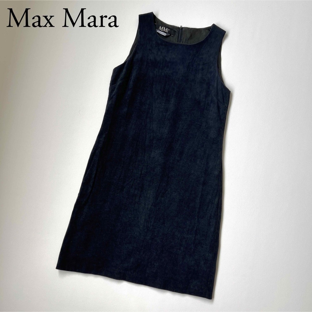 【希少品】  Max Mara マックスマーラ ノースリーブワンピース39ω