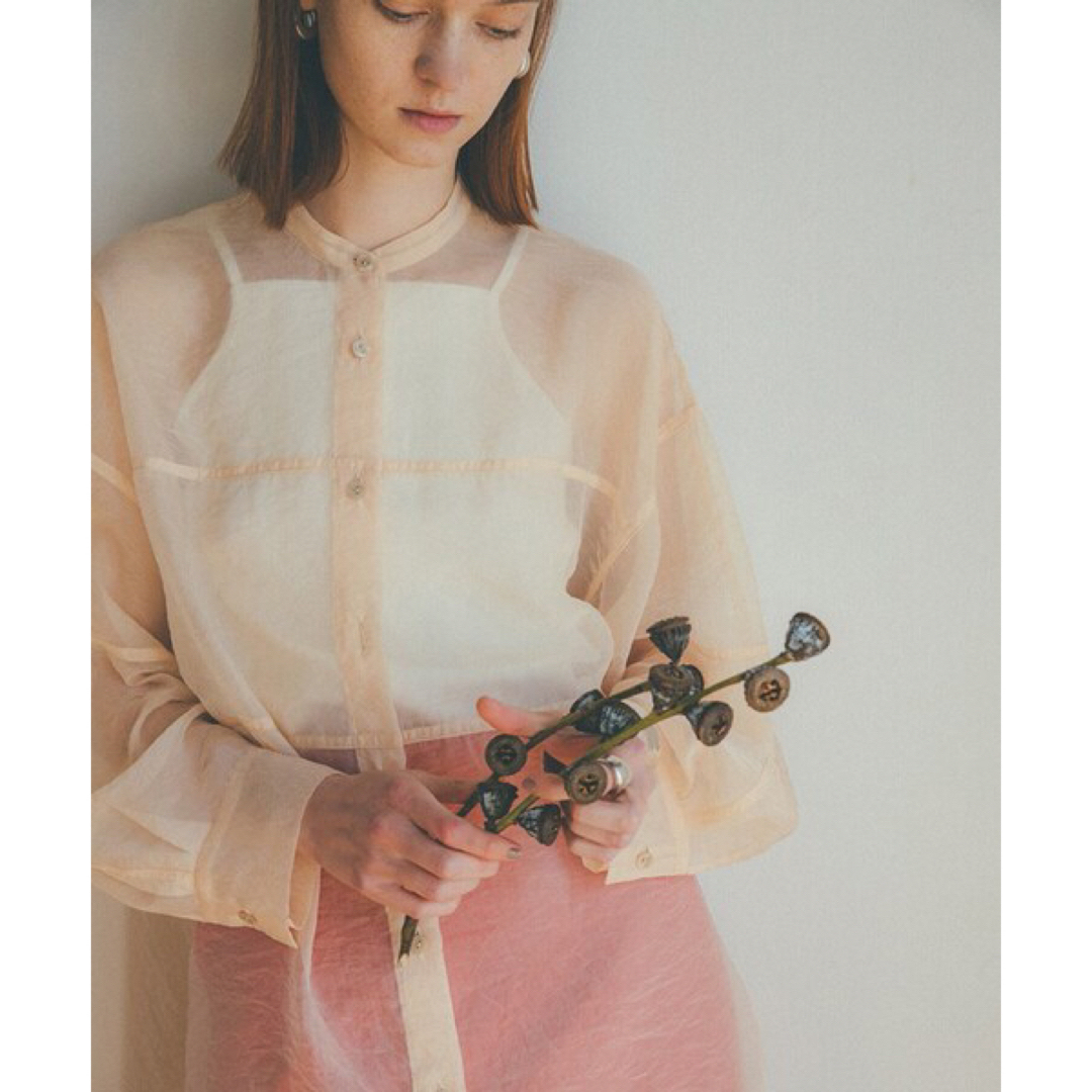 CLANE - clane SWITCH SHEER SHIRT③